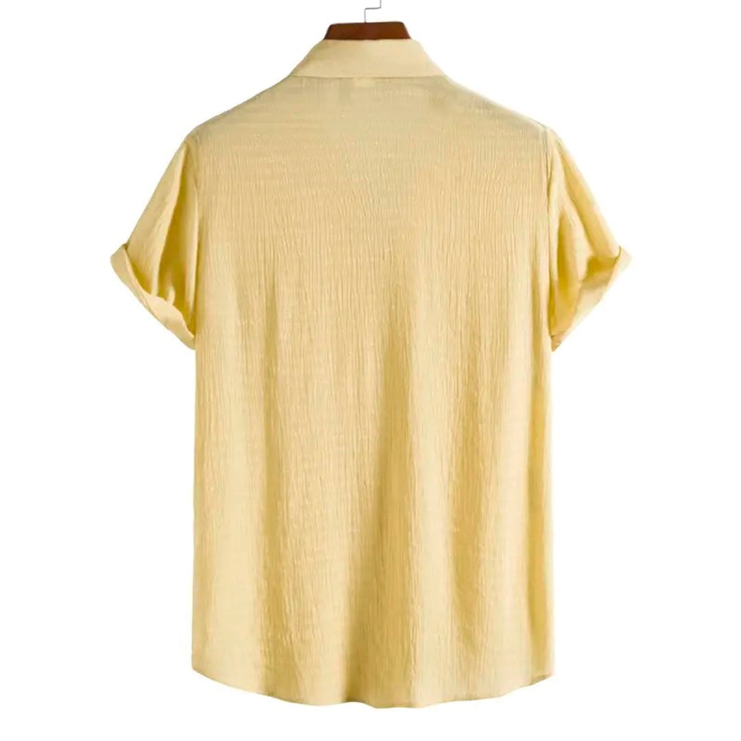 Modern basic short-sleeved shirt