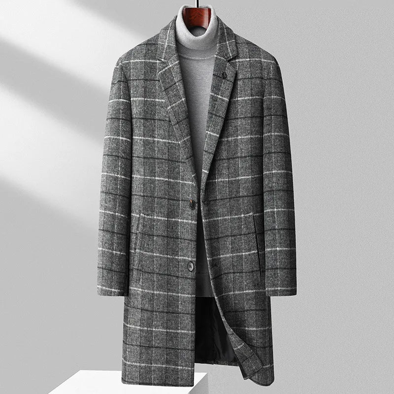 Chess Wool Coat