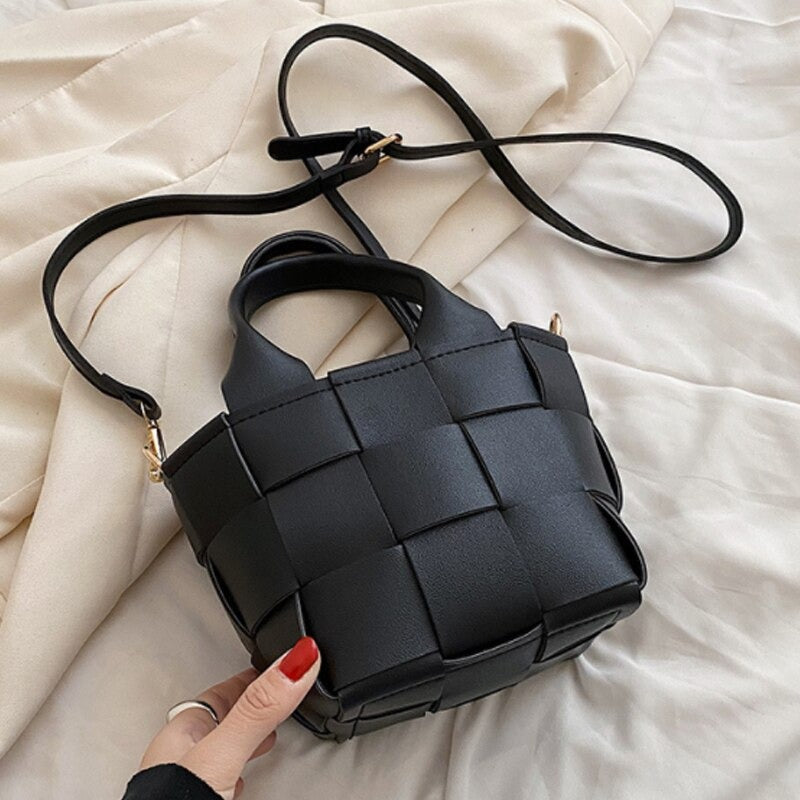 Mini Sac à Main Tissé Cora