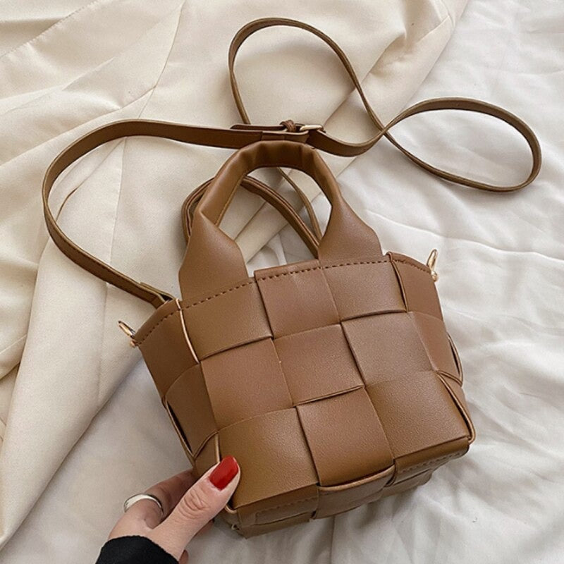 Mini Sac à Main Tissé Cora