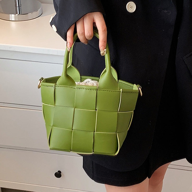 Mini Sac à Main Tissé Cora