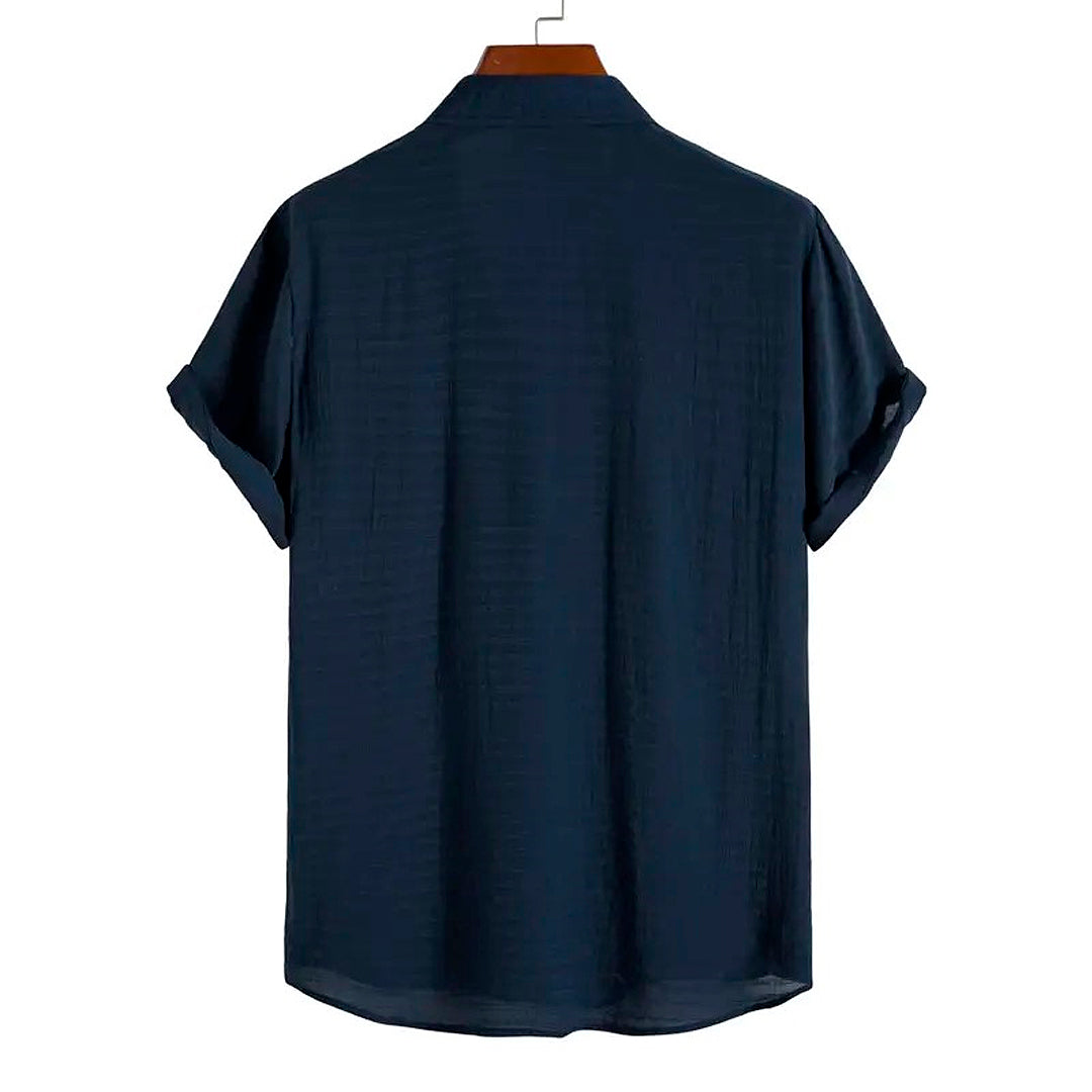 Modern basic short-sleeved shirt