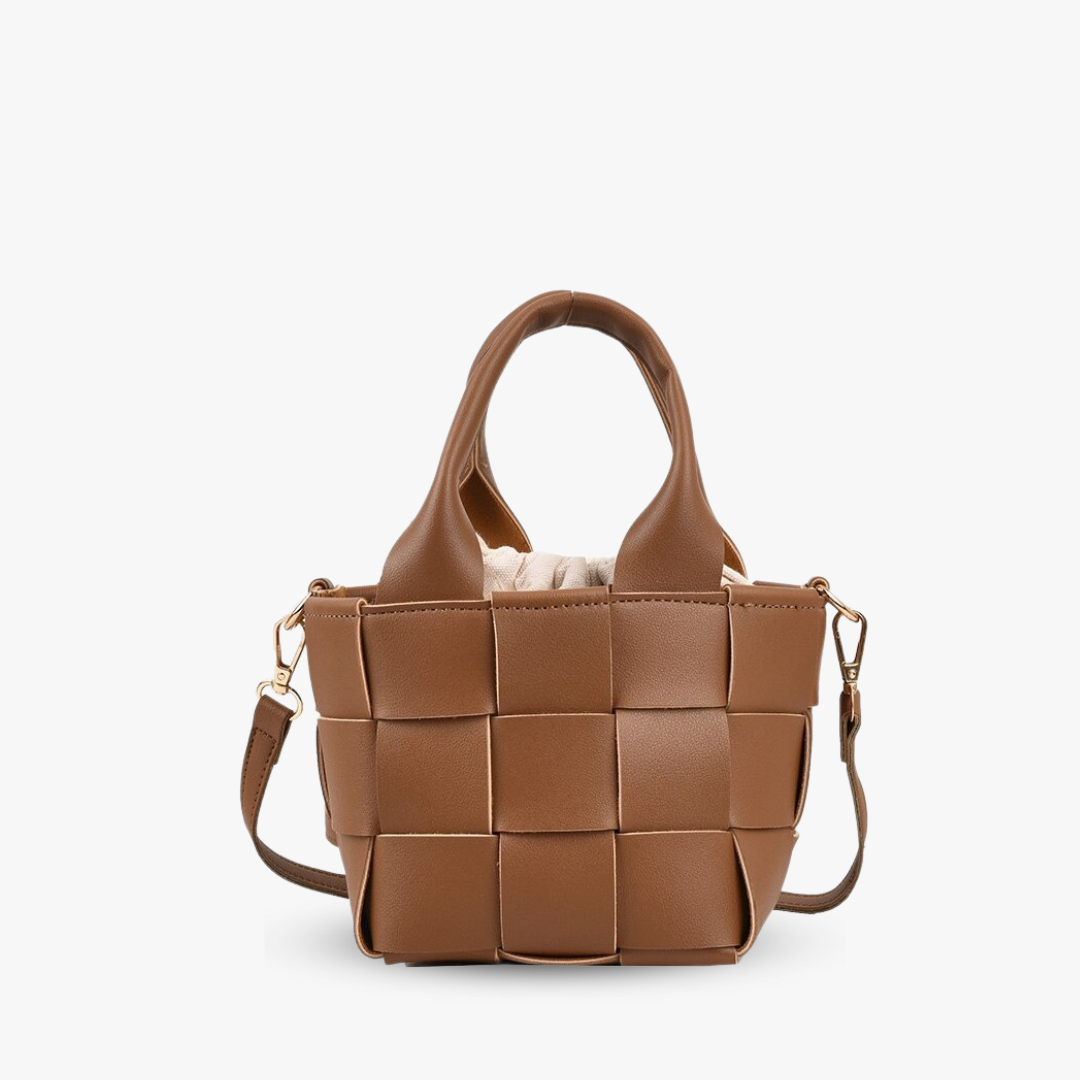 Mini Sac à Main Tissé Cora