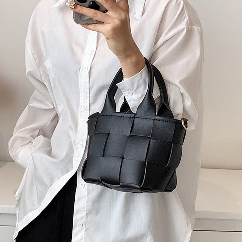 Mini Sac à Main Tissé Cora