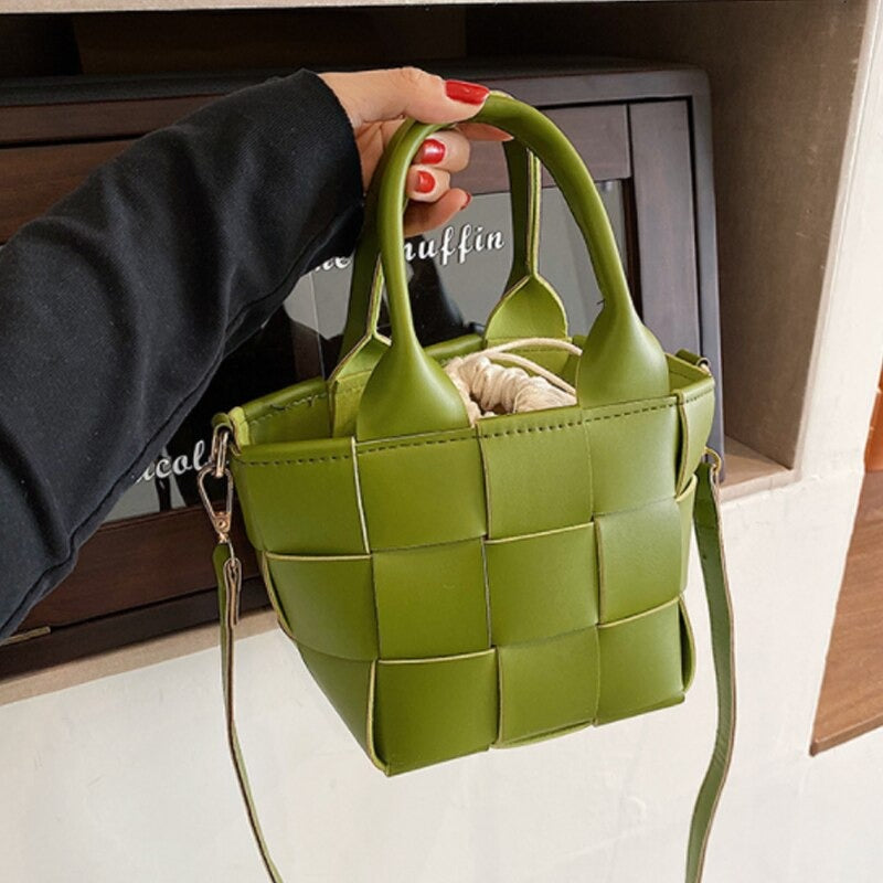 Mini Sac à Main Tissé Cora