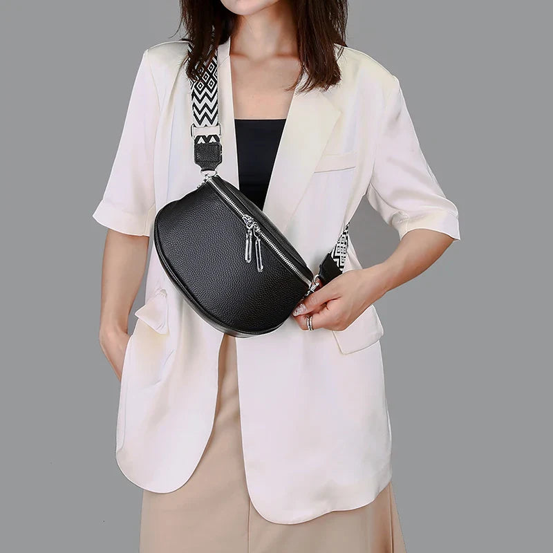 Sac en Bandoulière Cuir Rosy