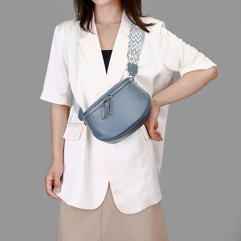 Sac en Bandoulière Cuir Rosy