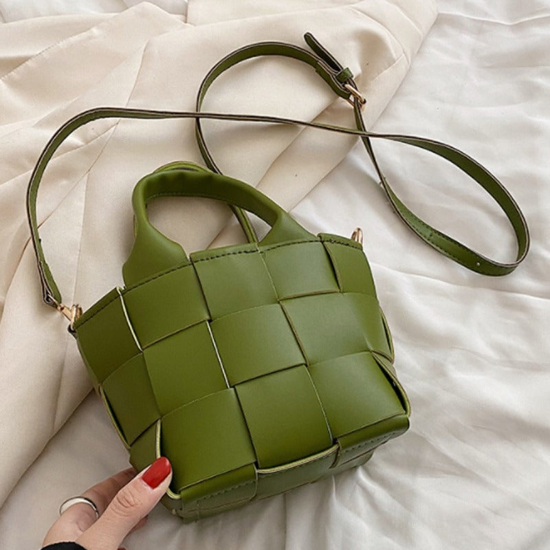 Mini Sac à Main Tissé Cora