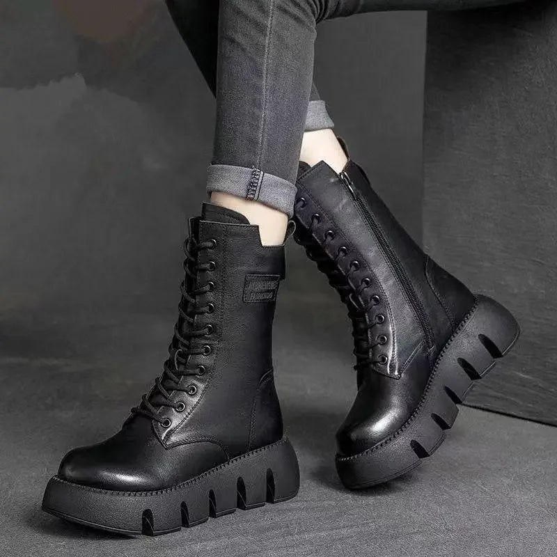 Bottes en Cuir Ultra Confortables & Chaudes