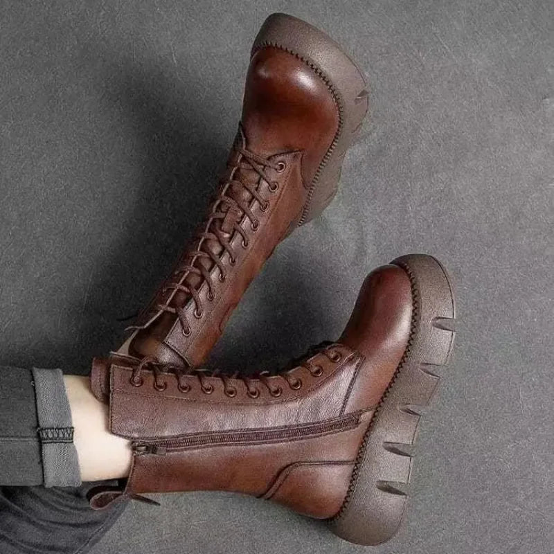 Bottes en Cuir Ultra Confortables & Chaudes