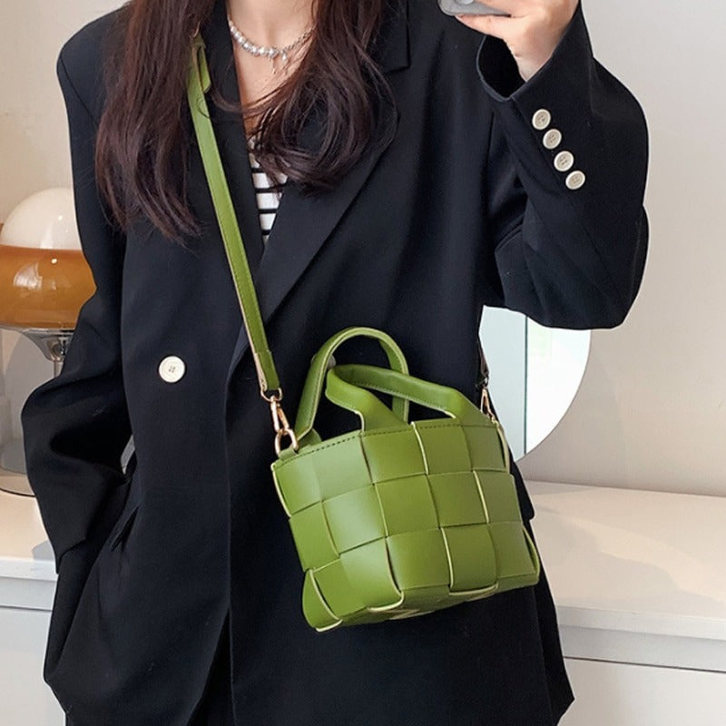 Mini Sac à Main Tissé Cora