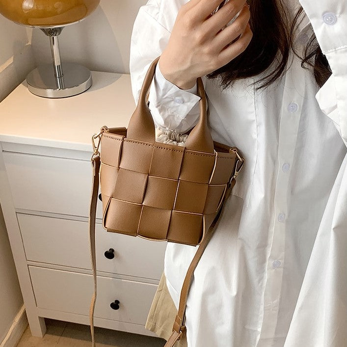 Mini Sac à Main Tissé Cora