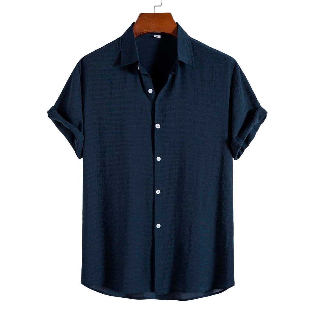 Modern basic short-sleeved shirt